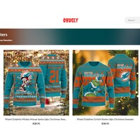 Why Do People Love Miami Dolphins Ugly Christmas Sweaters?