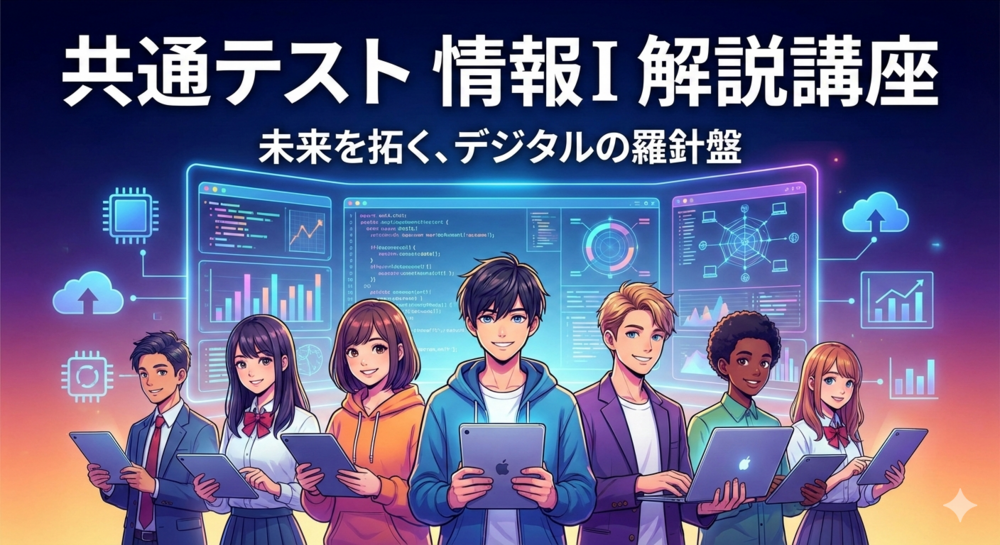共通テスト「情報I」対策解説講座｜2026年度試験に挑戦
