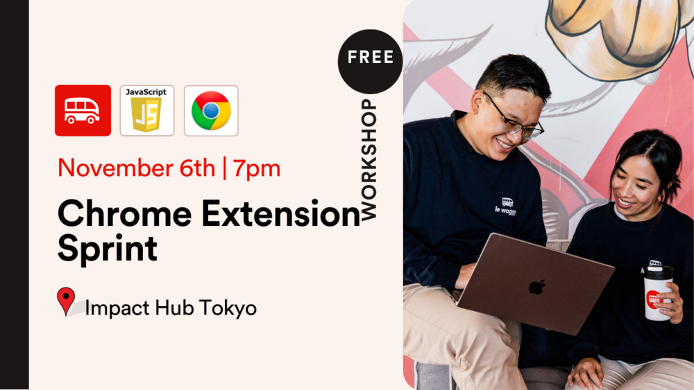  On-campus Workshop ⭐️ Build your first Chrome Extension with JavaScript!