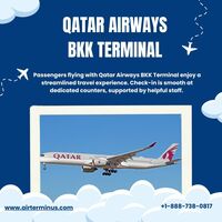 Qatar Airways BKK Terminal +1-888-738-0817